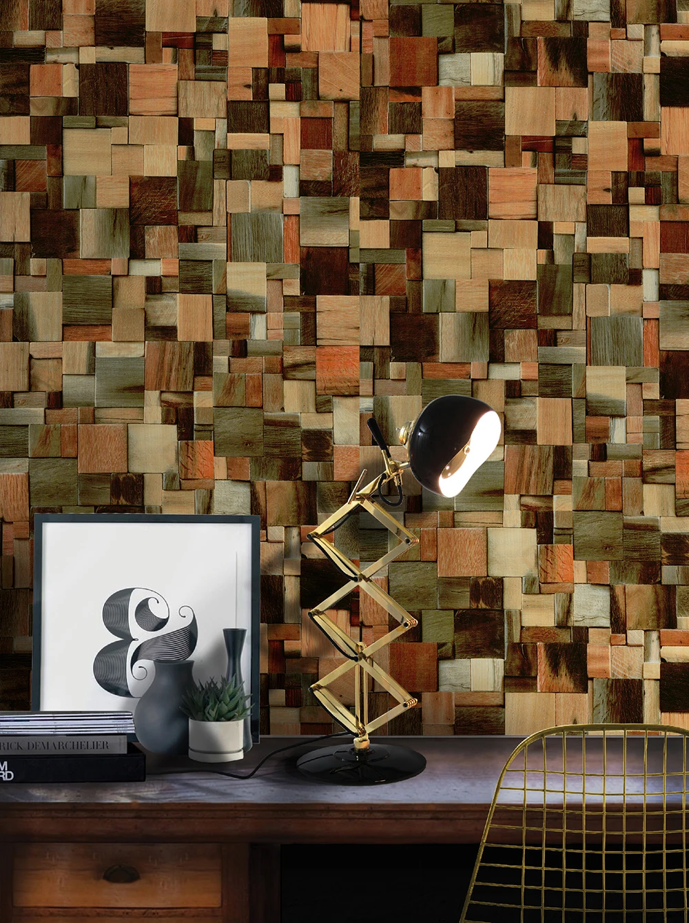 45 см * 6 м винтажные обои из искусственного дерева для стен виниловые