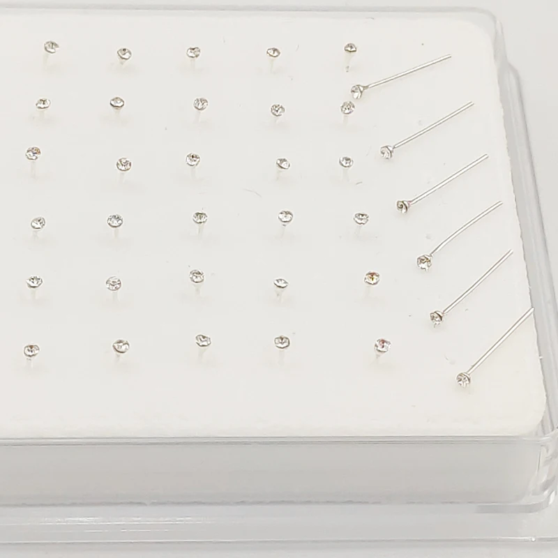 Серьги-гвоздики для пирсинга носа 1 2 мм | Украшения и аксессуары