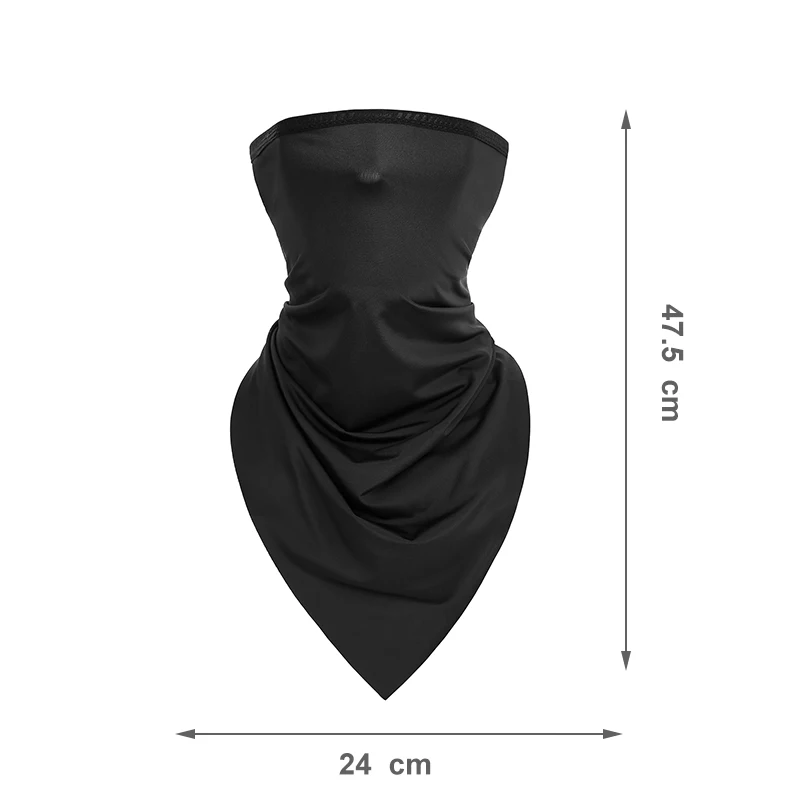 

Ice Silk Triangular Scarf Summer Bandana Male Thin Seamless Magic Cool Headband Men Sun Block Women Bicycle Sunscreen Masks