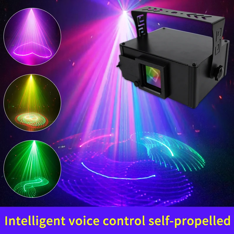 DMX проектор вращающийся стробоскоп DJ диско лампа музыкальное управление