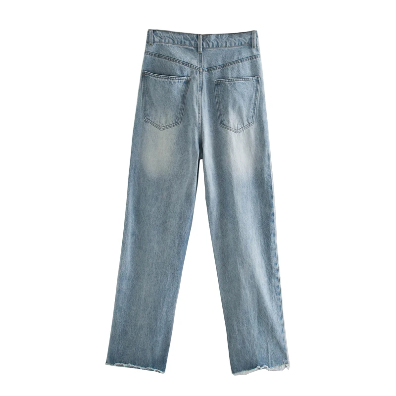 Женские прямые джинсы Star firefly повседневные свободные брюки с высокой талией