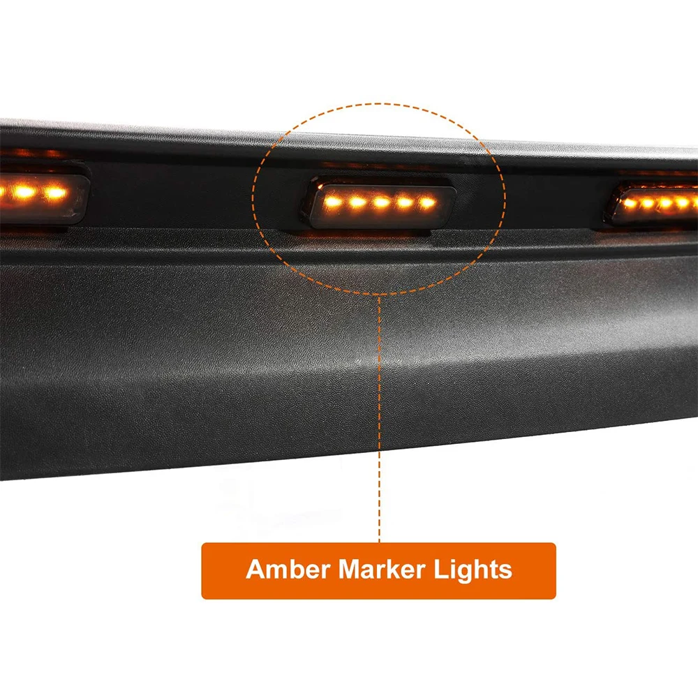 Передний песчаный блок с янтарсветильник для Jeep Wrangler JL 2018-2020 защита капота