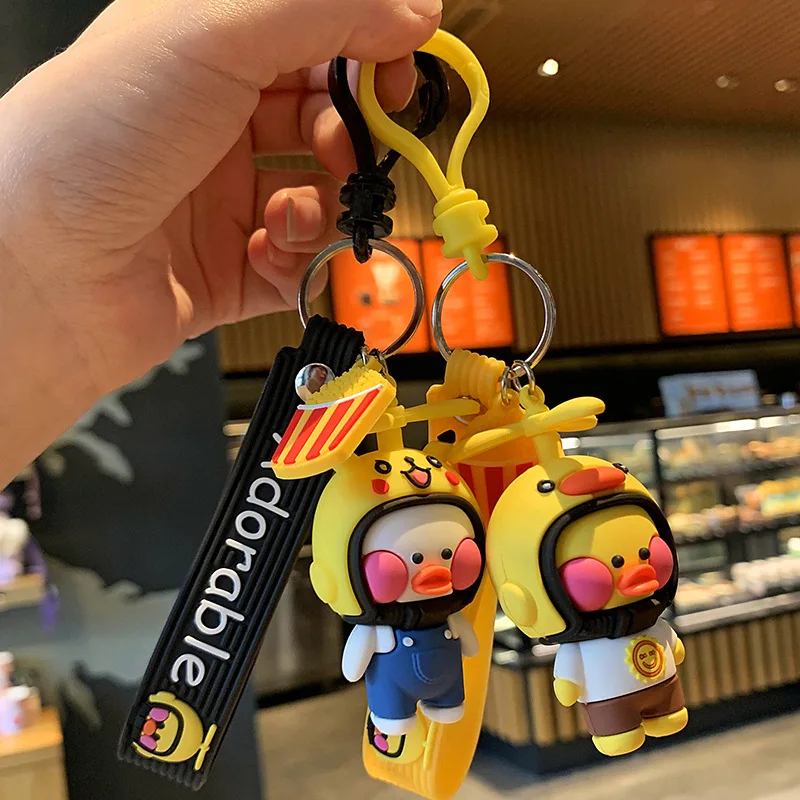 1 шт. милый брелок-кольцо для ключей милые куклы мультяшная игрушка подвеска пар