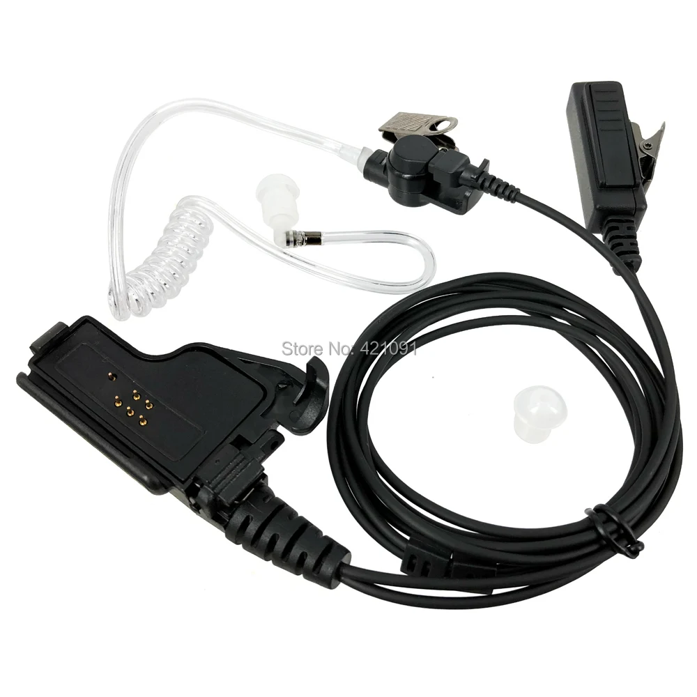 Headset Acoustic Tube Earpiece Mic for Motorola MTX XTS HT1000 XTS5000 XTS2500 MTS2000 MT2000 GP900 Walkie Talkie Two Way Radio