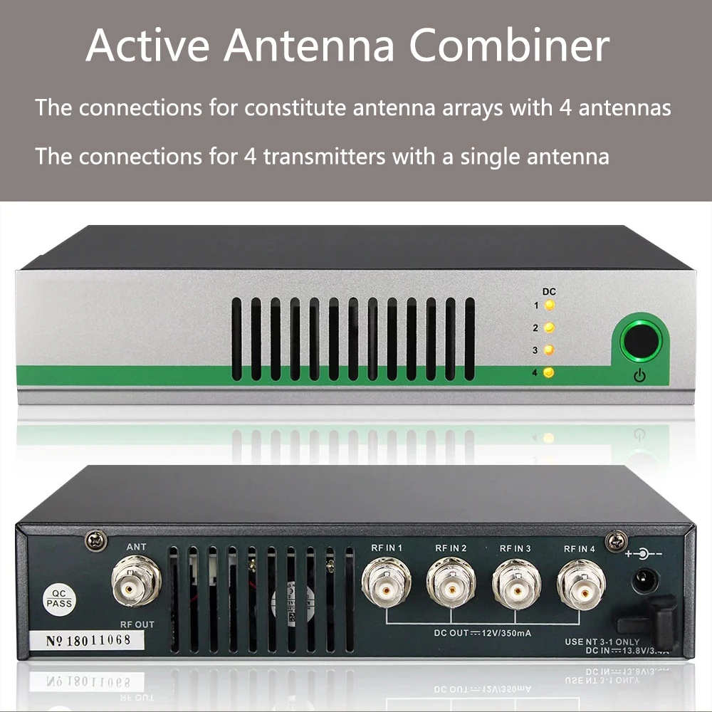 Беспроводная система Betagear AC4 UHF антенна распределения питания усилитель +