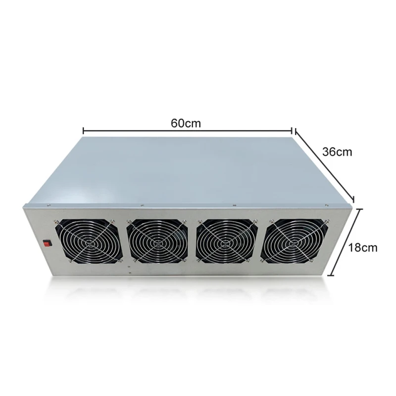 Чехол для ПК сервера USB Miner Rack ETH и т. д. Портативная установка майнинга 8 GPU рамка