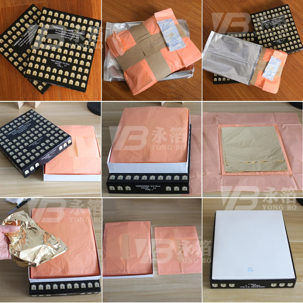 #2 5 лист медной бумаги имитация золотой фольги листы позолота для рукоделия