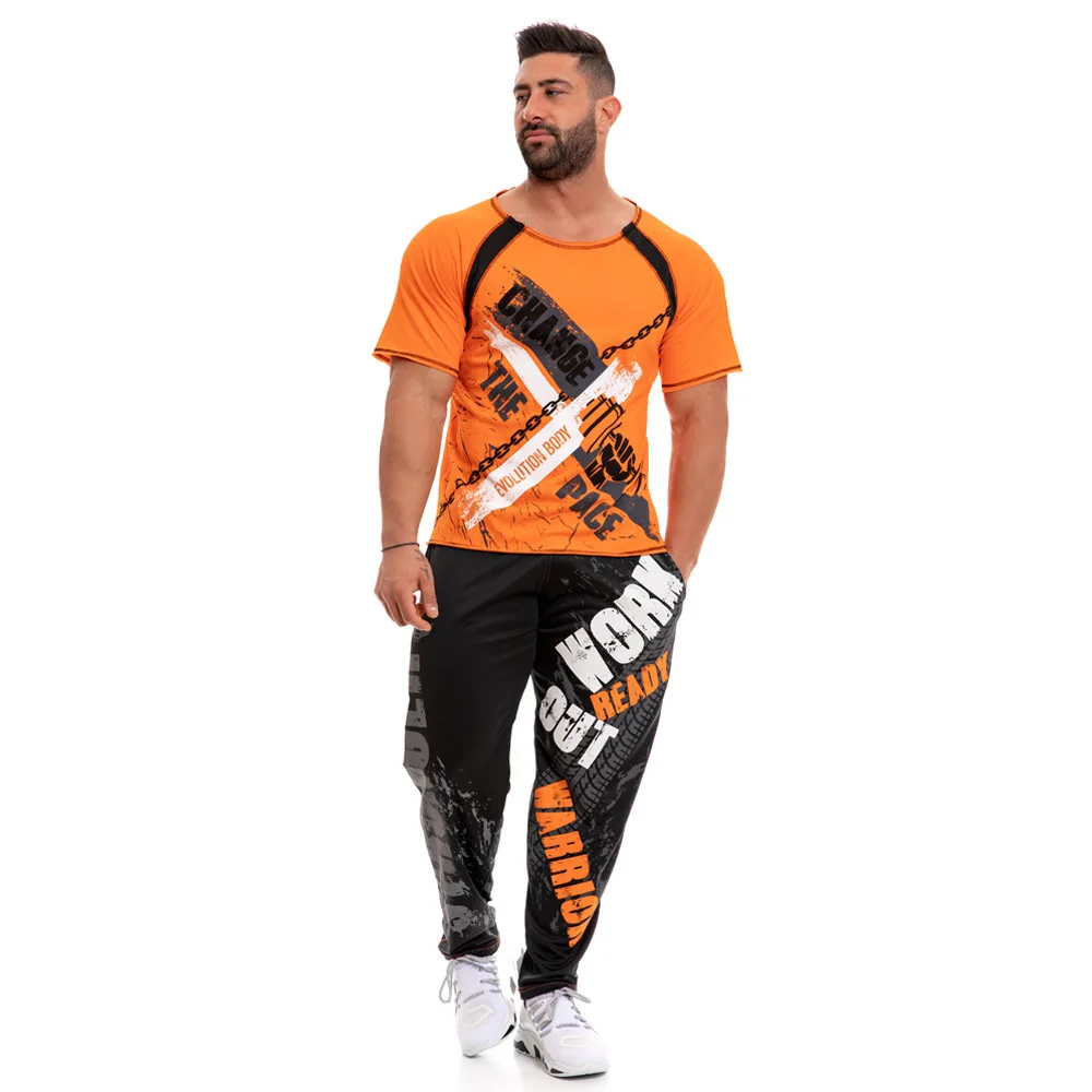 

Trendy Men's Fitness Casual Gymnastic Workout Pants New Style Running Fitness Training Breathable Jogging Pants Wide Leg Pants