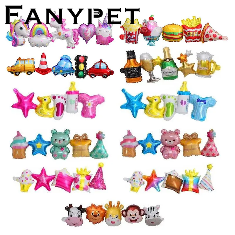 10 шт. воздушные шары в виде единорога джунглей | Дом и сад