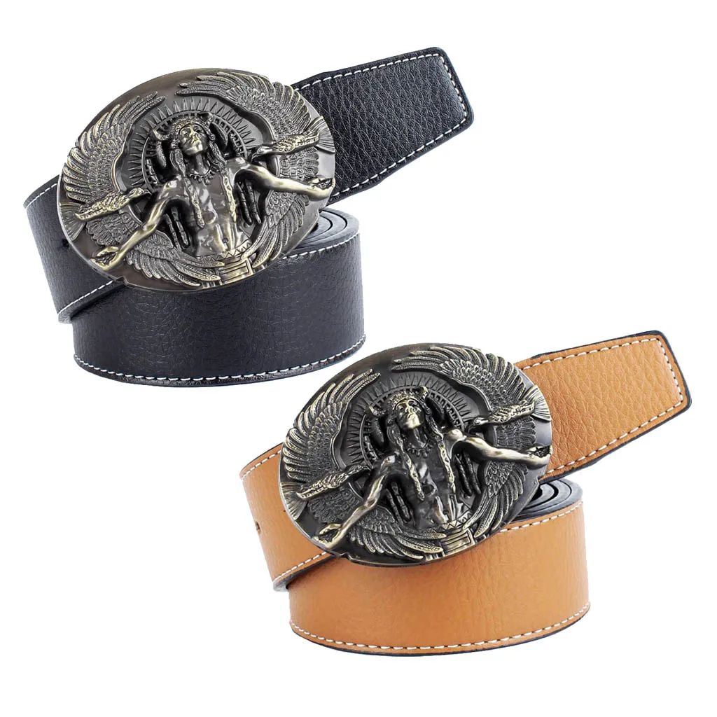 Роскошный ковбойский поясной ремень из Овального волокна с пряжкой | Аксессуары