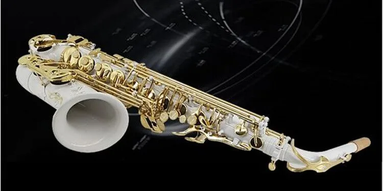 Новый высококачественный Профессиональный альт саксофон Sax плоский музыкальные