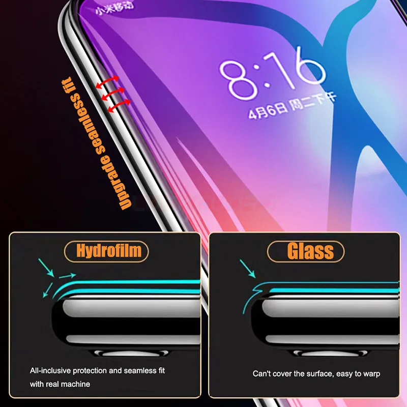 Защитная пленка для Xiaomi Mi 6 8 9 10 11 Lite Note 3 Гидрогелевая без стекла | Мобильные