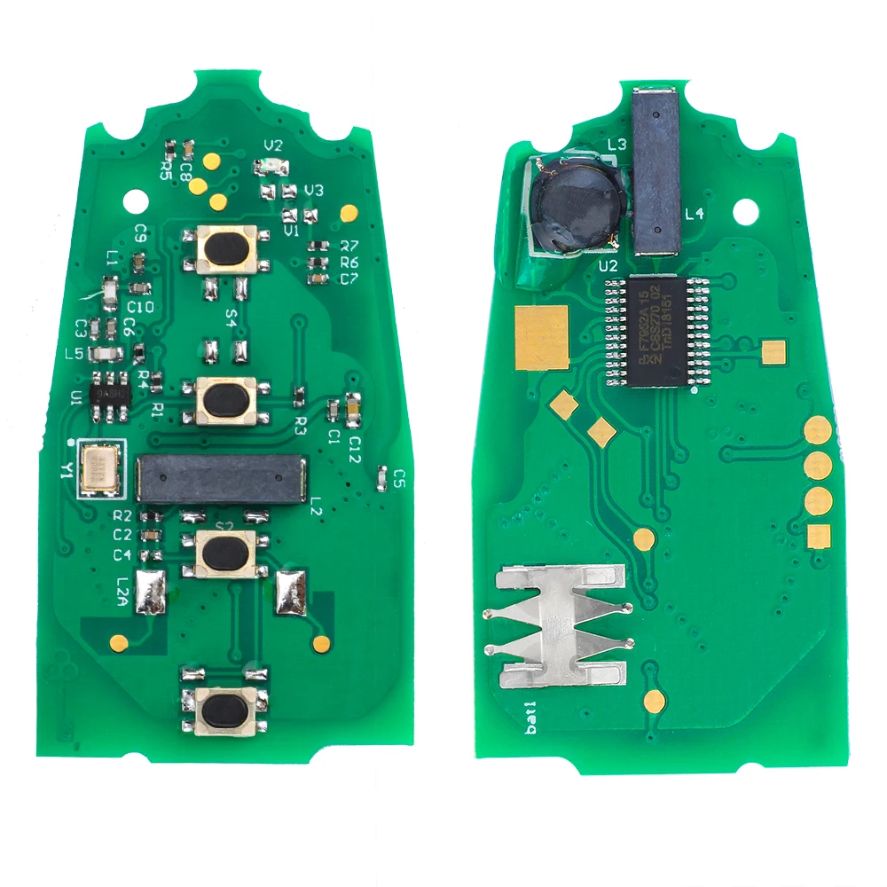 KEYECU умный дистанционный ключ без ключа вход брелок 4 кнопки 433 МГц ID46 чип для Hyundai