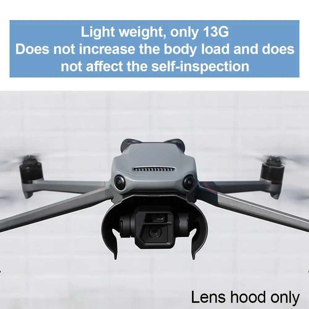 

Lens Hood for Mavic 3 Anti-glare Gimbal Lens Cover Sunshade Protective Cover for DJI Mavic Air 3 Accessories