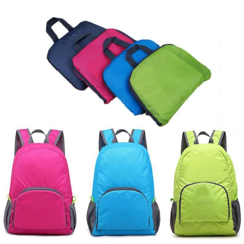 Легкий складной портативный рюкзак для путешествий спорта на открытом воздухе