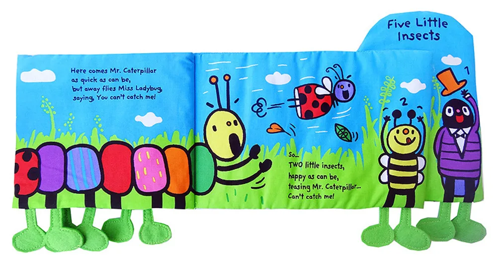 1 шт. детские мягкие книги игрушки милые животные стиль младенческой раннего