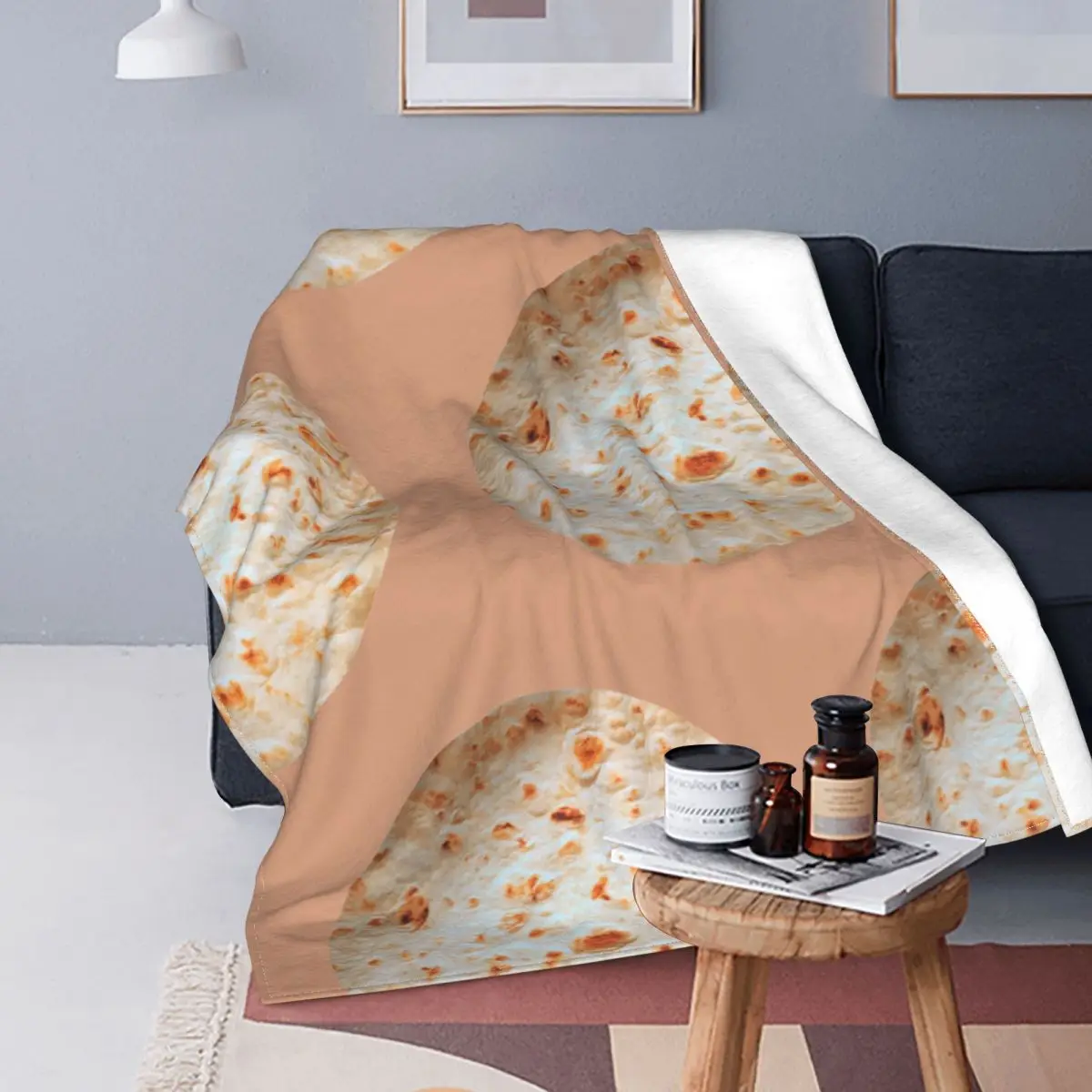 

Manta Burrito Gestrickte Decke Tortilla Lebensmittel Plüsch Werfen Decken Bettwäsche Couch Dekoration Weiche Warme Bedsprea