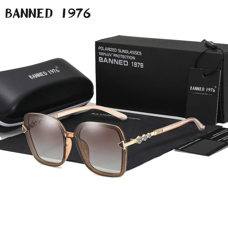 Солнцезащитные очки кошачий глаз женские поляризационные модные в винтажном