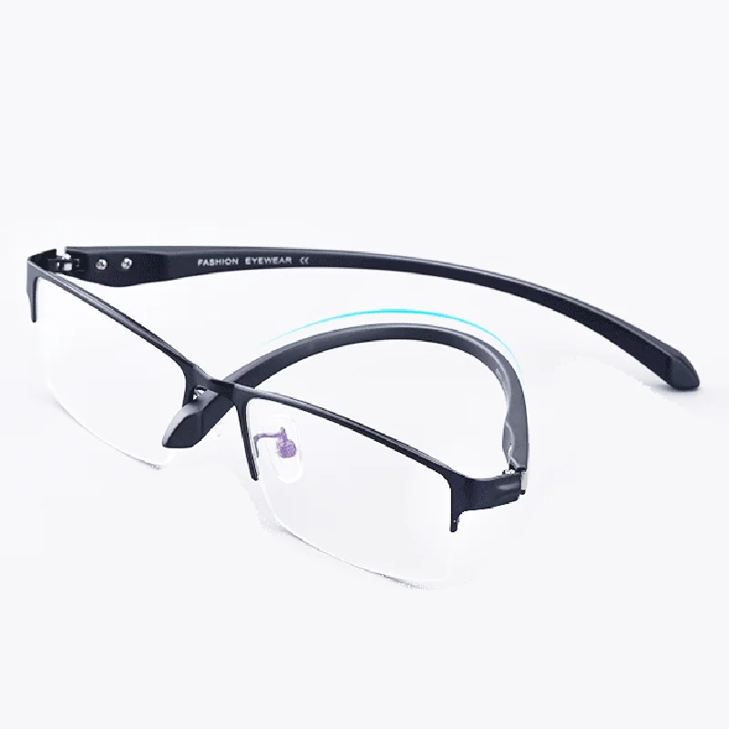 Мужские Оптические очки из сплава мужские по рецепту серые при близорукости с