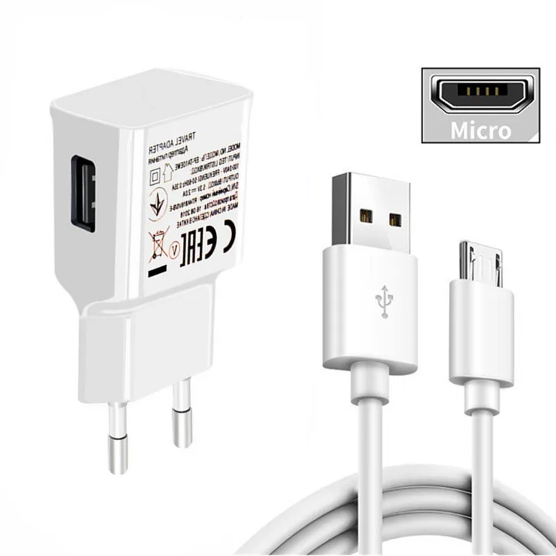 5V 2A штепсельная вилка зарядное устройство USB адаптер Micro для зарядки и