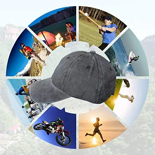 

Yosemite National Park Retro Washed Dyed Cotton Adjustable Baseball Cap Hip Hop Fitted Cap for Men Women Grinding