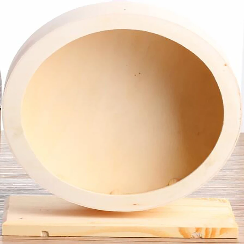 Small Size Wooden Mute Roller Hamster Running Exercise Mouse Hedgehogs Sports Wheel Pet Toy Accessories | Дом и сад