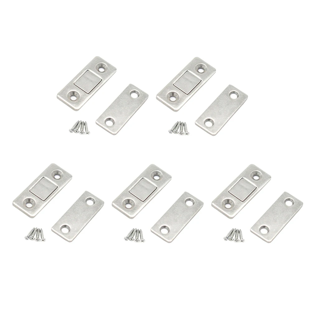 2 шт Сильный магнитный дверной замок Ультра тонкая Защелка двери шкафа дверь или