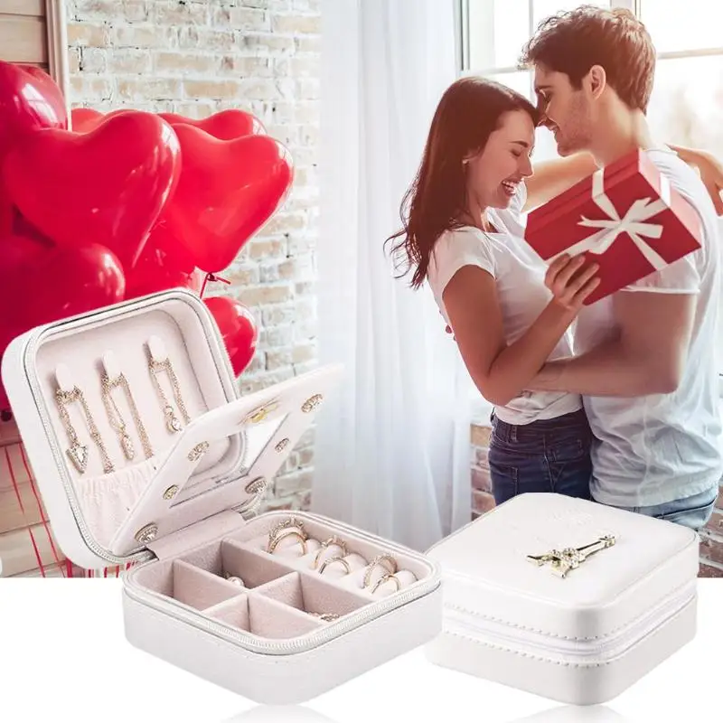 Чехол книжка из искусственной кожи для хранения ювелирных изделий|Упаковка и