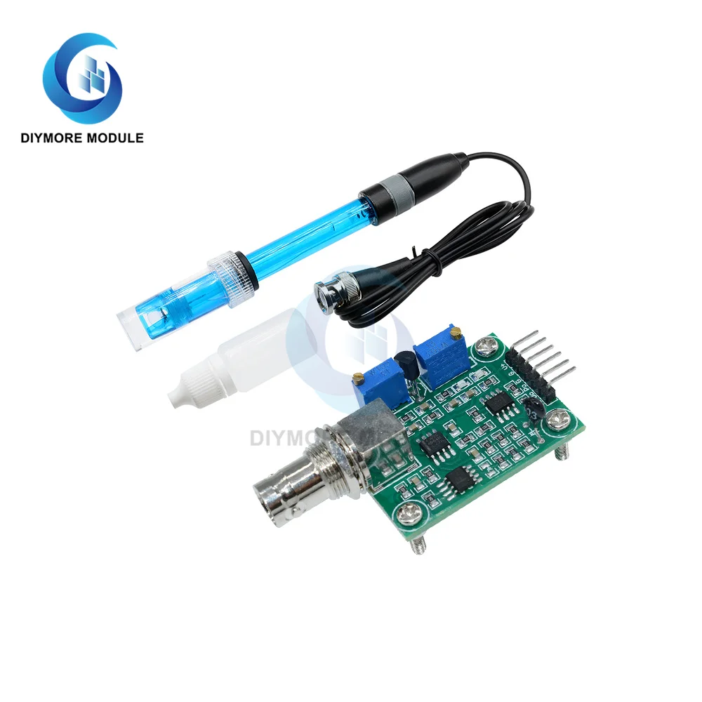 Регулятор PH жидкости 0-14 модуль датчика контрольный измеритель тестер + BNC