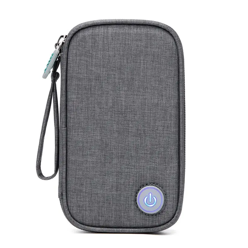 

USB УФ стерилизационный мешок Портативный путешествия светодиодный уфл дезинфицирование Мобильный телефон сумка 94PF