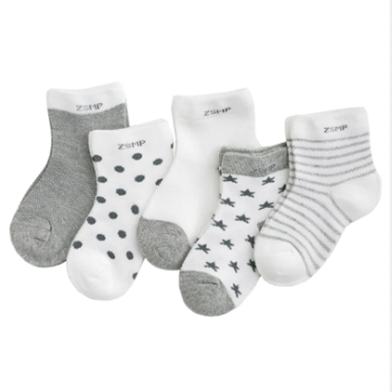 

5pairs/lot NewBorn Baby Socks Thicken Cartoon Comfort Cotton Newborn Socks Kids Boy For 0-2 Years Baby Clothes Accessories