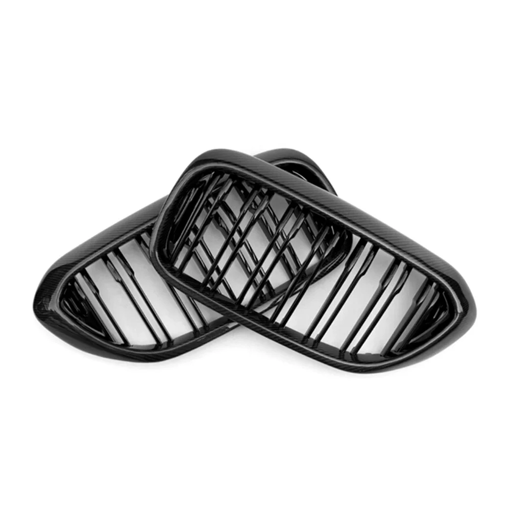 

Car Front Kidney Grille ABS Racing Grills For BMW G30 G31 G38 5Series 530i 540i 2017 2018 2019 Carbon Fiber Styling Moulding