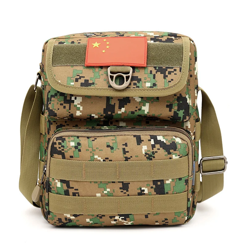 Men's Military Camo Tactical Crossbody Bag Waterproof Shoulder Bags Messenger Riding Small Outdoor Sports Travel Handbag | Спорт и