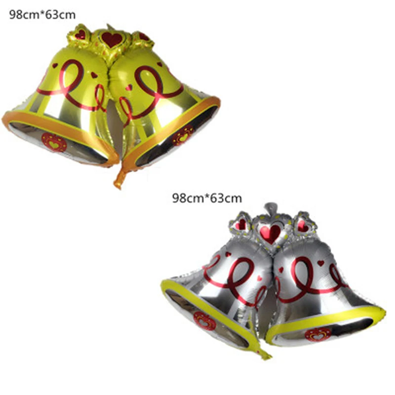 Большой Рождественский колокольчик фольги Воздушные шары Счастливого Рождества