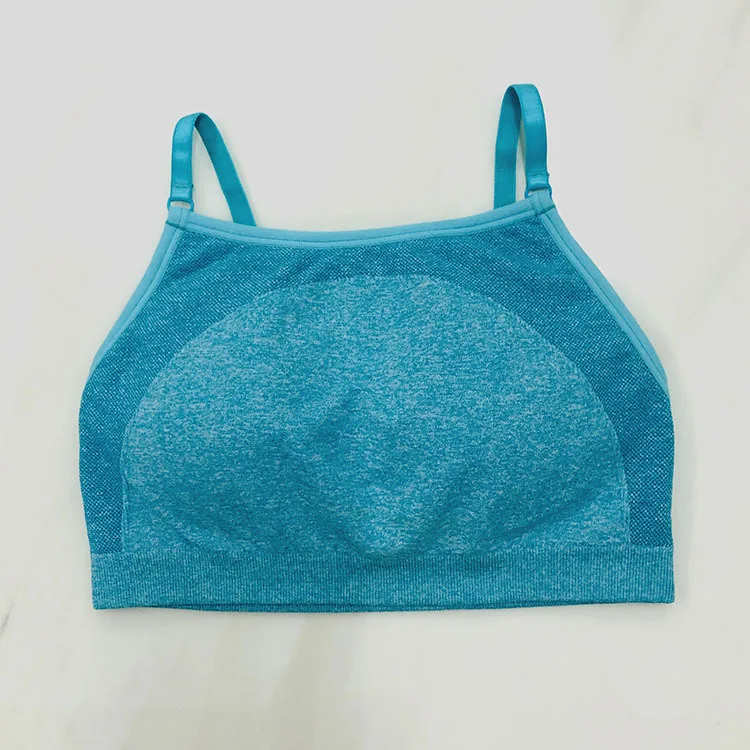 

Women's Medium Support Adjustable Strap Sports Bra with Removable Cups Wireless Yoga Tops Gym Activewear Bra