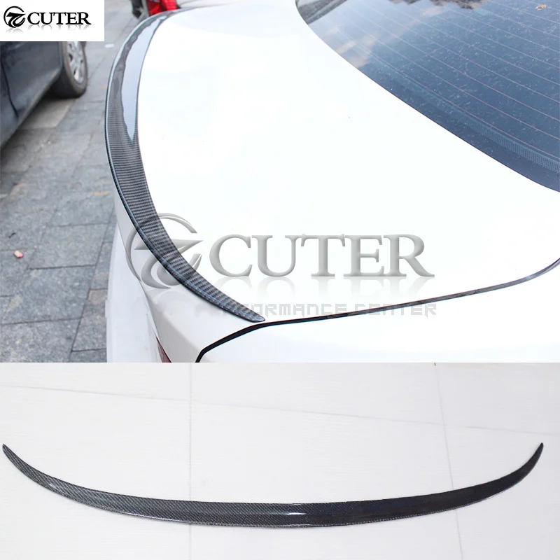 

F30 3 серии M3 Стиль углеродное волокно автомобильные задние крылья багажник губа спойлер для Bmw F30 320i 325i 330i 335i Комплект кузова 13-18