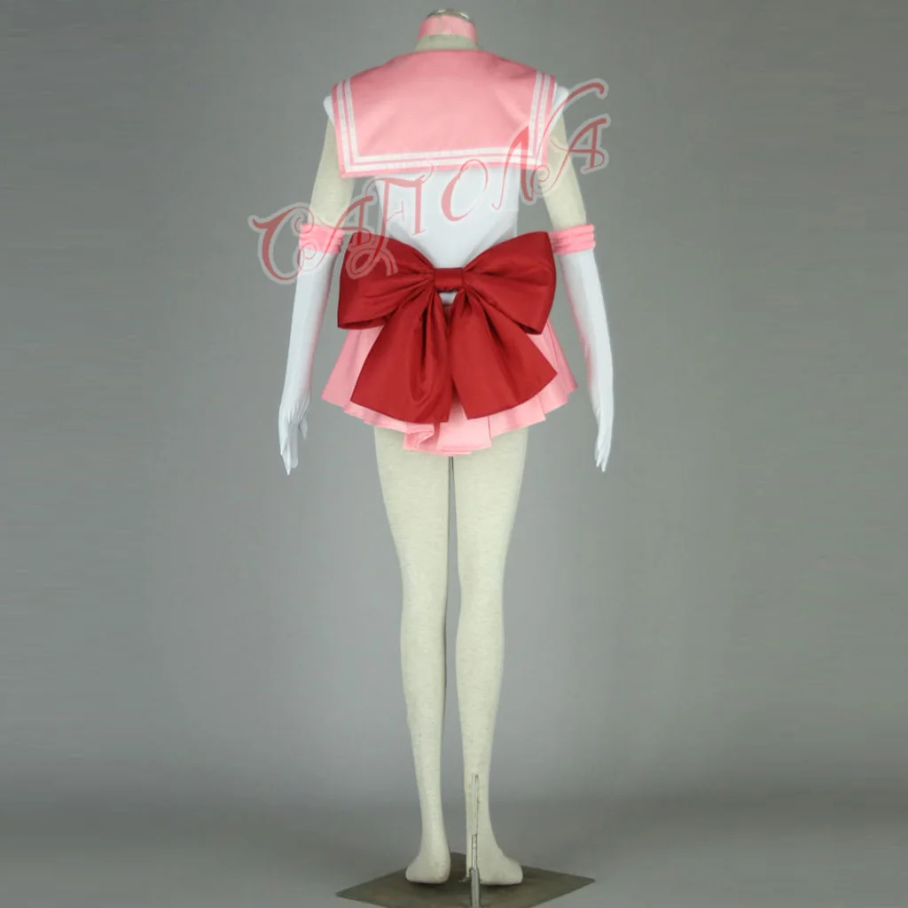 Аниме милое маленькое женское платье Tsukino Usagi Serenity Chibiusa косплей костюм