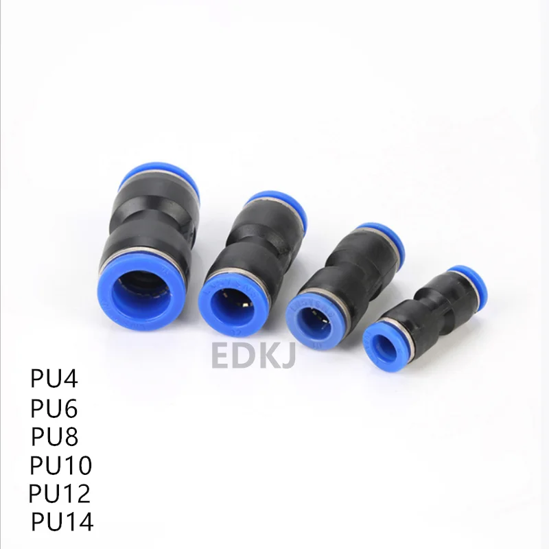 5 шт. прямой быстроразъемный пневматический Фиттинг 4 мм 6 8 10 12 14 мм|Пневматические