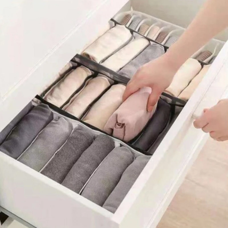 

Closet Storage Organizers For Clothes Jeans Compartment Storage Items Bag