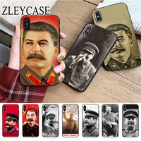 Stalin Soviet TPU black Phone Case Shell For iphone 12pro max 6splus 8plus xsmax 12mini cover coque