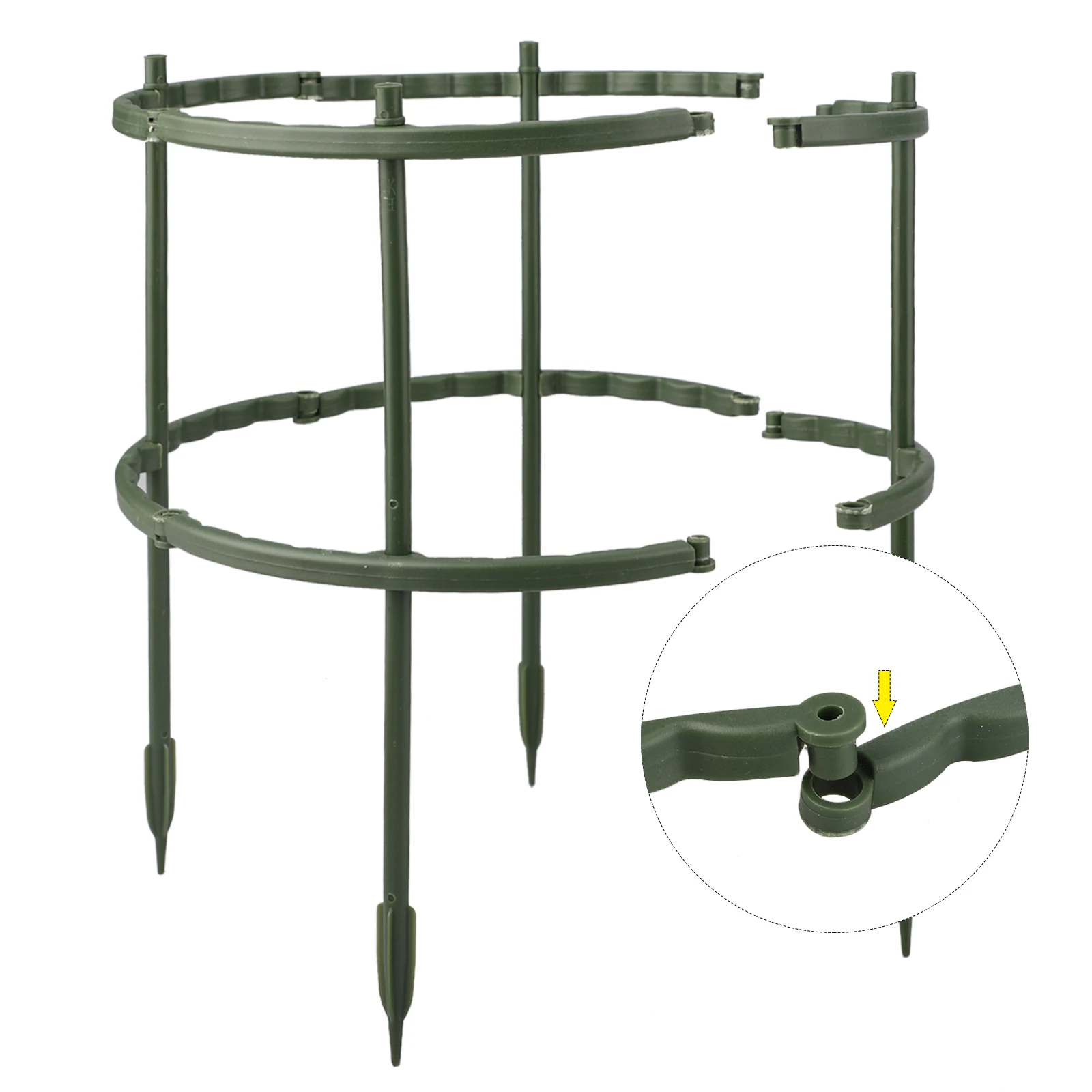 

Climbing Plant Stand Vegetables High-quality Flowers Plastic Garden Flower Support Ring