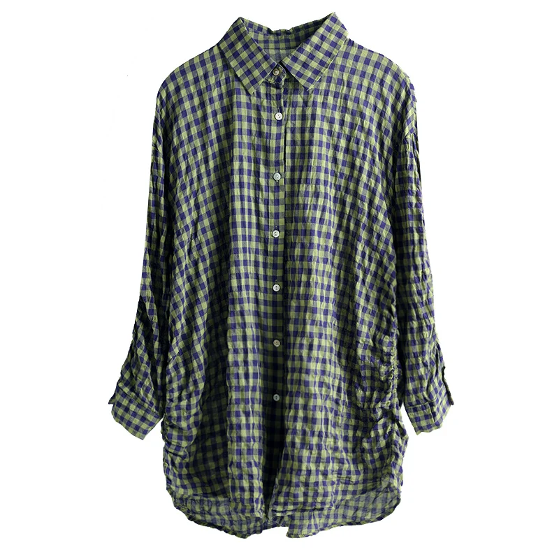 Женская рубашка с длинным рукавом MICOCO C9021 | одежда