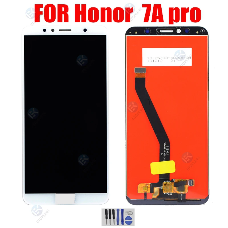 ЖК дисплей с рамкой для Huawei Honor 7A Pro сенсорный экран 5 7 дюйма в сборе AUM AL20|Экраны