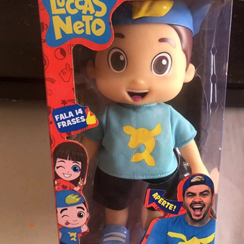 25см кукла винил Лукаса Нето Брат и Сестра Gi Куклы Джованна с звуком коллекционная модель игрушки для детей Подарки на день рождения и Рождество.