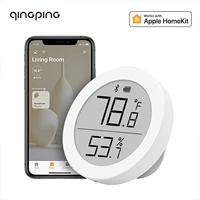 qingping bluetooth thermometer hygrometer temperature and humidity sensor supports for apple siri and homekit
