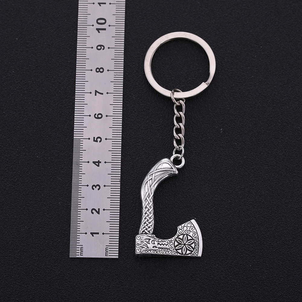 Fishhook Брелок Топор Viking Wicca Коловрат волк компас Готический амулет-талисман Pandent