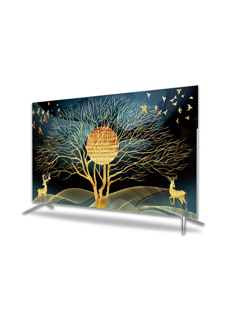 Чехол для телевизора пылезащитный бытовой 65 дюймовый 43 55 75 висячий ботинок не