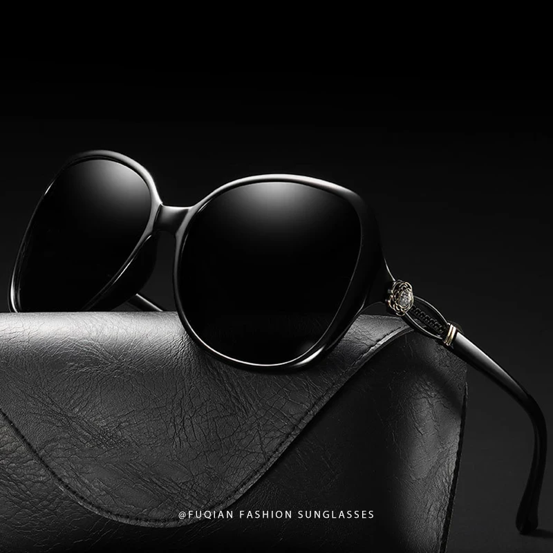 SUNWEAR, Новое поступление, негабаритные квадратные поляризованные женские солнцезащитные очки, фирменный дизайн, розовые дужки, солнцезащитные очки, женские безопасные очки для вождения