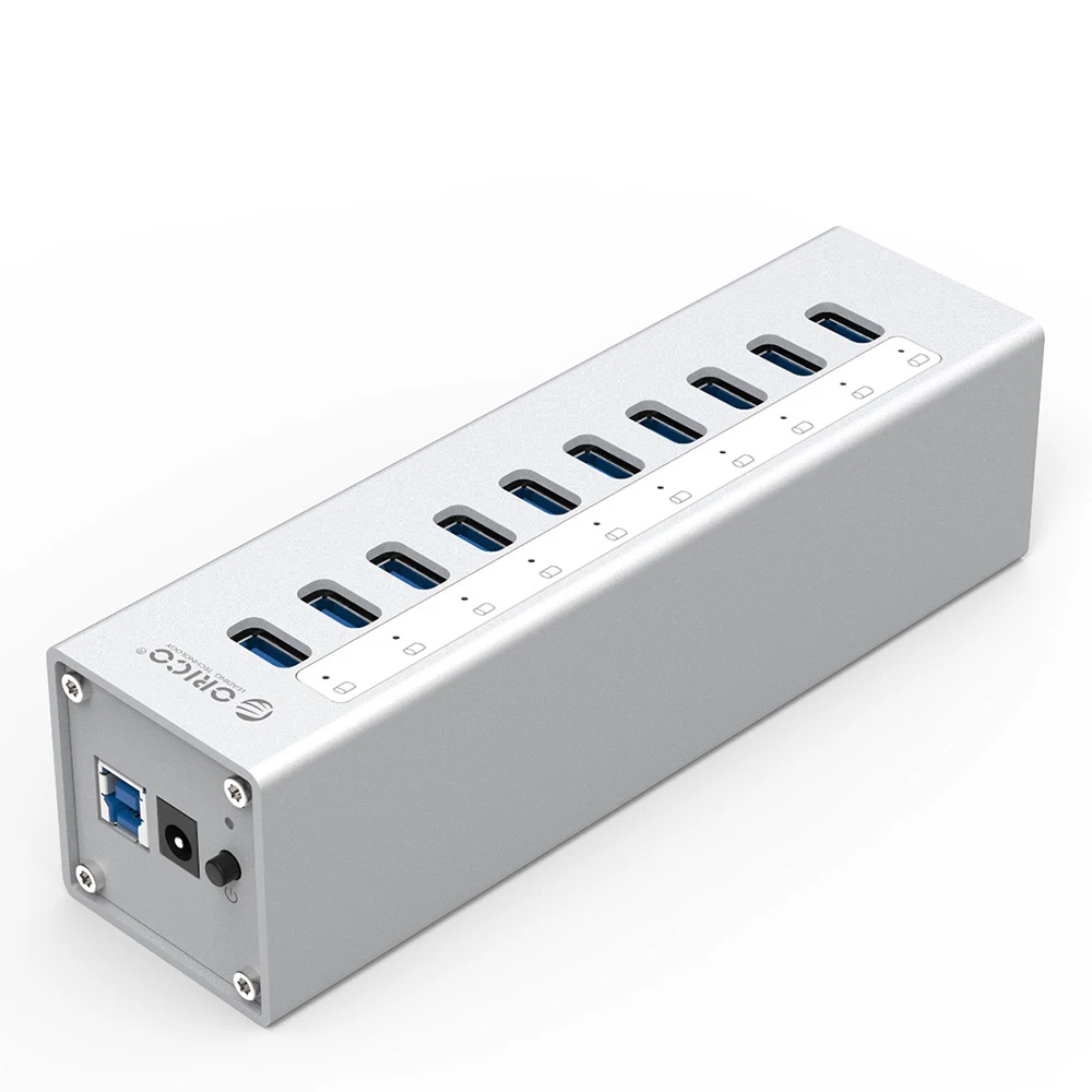 

ORICO A3H10 Aluminum usb 3.0 hub computer hub high-speed expansion hub with power usb adapter hub for MacBook Pro Accessories