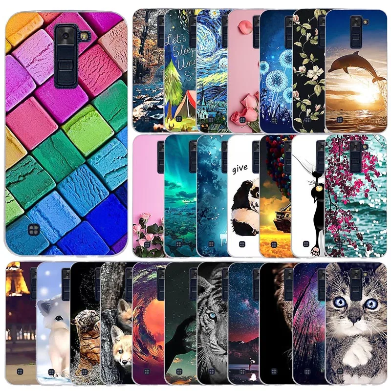 Чехол для LG K8 чехол силиконовый телефона крышка Конфеты защитный бампер